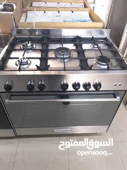  1 غاز إيطالي نوع بومباني 90 سم منصب سكب مع شعله استانلس استيل مكفول