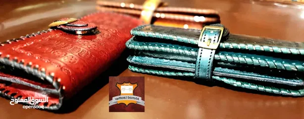  4 Handmade leather handbags حقائب جلدية مصنوعة يدويا