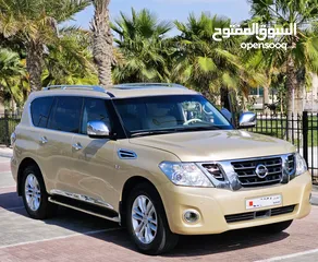  12 NISSAN PATROL V8 2012 4 WHEEL DRIVE LE FULL OPTION