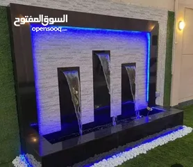  30 شلال مصب جداري