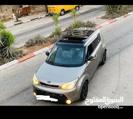 1 كيا سول 2015 ماتور  1600T ديزل اوتوماتيك ترخيص و تأمين  فل كامل يضفات فتحه سقف كهربائيه بانوراما