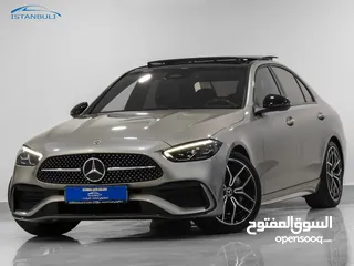  1 C200 2023 AMG فل كامل فحص كامل وارد و كفالة الوكالة لون شمبين