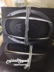  3 ساب alpine ومكبير وجوز سماعات بيونير جداد