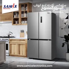  4 ثلاجه شارب 450 ليتر ستانلس نوفروست بسعر حرق لست الكل