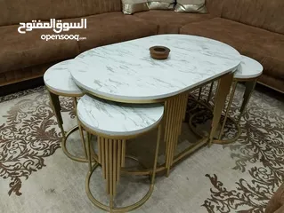  2 طقم طربيزات اجمل الموديلات الملوكية اقل الاسعار طاولة وسط طاولة شاشة اطقم طربيزات