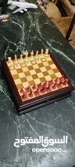  23 شطرنج تحفة ديكور من الخشب الفاخر