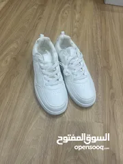  1 حذاء رجالي ابيض- Men white sneakers
