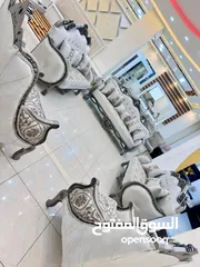  11 طقم كنب مصري دمياطي 9مقاعد خشب زان تفصيل قطعه مميزه