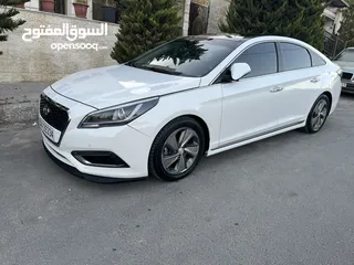  4 هونداي سوناتا فل كامل لمتد كرت ابيض 7 جيد