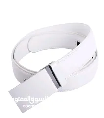  3 حزام رجالي أبيض