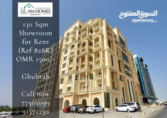  1 Showroom Space 130 Sqm for rent in Ghubrah REF:828R