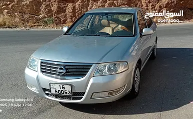  18 نيسان صني موديل 2010 فحص كامل 7جيد لون سلفر بحالة الوكاااااالة  ماشية 115 km