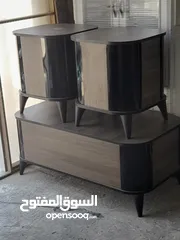  25 طاولات شاشه ديكورات داخلي خشب لامنيت 18م الون حسب الطلب الون حسب الطلب كفاله 5سنوات على اعمالنا