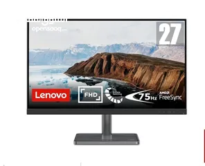  1 Lenovo L27i-30 27" IPS Full HD VGA & HDMI 75Hz FreeSync VESA Mount & Metal Stand