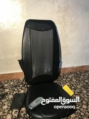  1 كرسي مساج  يستعمل في المنزل وفي السيارة بحالة ممتازة للبيع