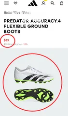  8 حذاء كرة قدم ( Adidas Predator ) اصابع من اديداس اصلا