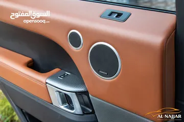  24 Range Rover Sport Supercharge 2014  السيارة وارد الشركة