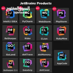  5 ترخيص برنامج Jet Brains all products pack