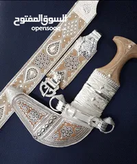  27 خنجر عماني قرن زراف هندي أصلي