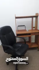  2 طاولة كمبيوتر + كرسي مكتبي