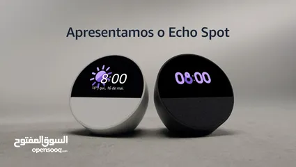  1 ALEXA Echo Spot Full sound compact smart speaker with Alexa