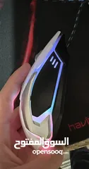  5 ماوس جيمنج ابيض  Gaming Mouse white RGB