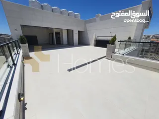 10 شقة اخير مع روف دوبلكس للبيع في قرية النخيل بمساحة اجمالية 260م