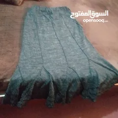  6 بيع مستعجل جلباب جرجيت مقاس مديوم  تنورة صوف مقاس 50 تنورة صيفية حرير ثقيلة