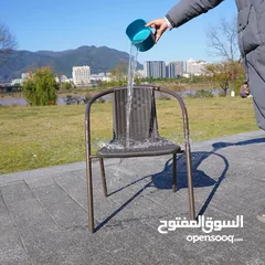  7 كرسي خارجي معدن وعظم الآن بسعر حرررق