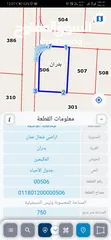  2 للبيع قطعة أرض 750 م في شفابدران شارعين حوض المكيمين