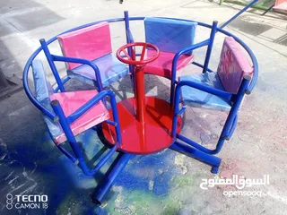  5 دويخة رباعية كراسي تنجيد.