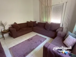  5 كنب عشر مقاعد مستعمل للبيع مع طاولات