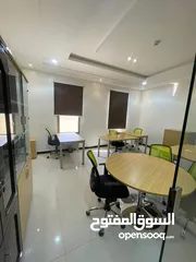  6 مكاتب موثثه شمال الرياض للايجار الشهري والسنوي