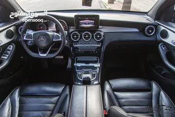  13 Mercedes Glc250 2017 Amg kit Gazoline   اللون :  فيراني من الداخل اسود  السيارة وارد الوكالة