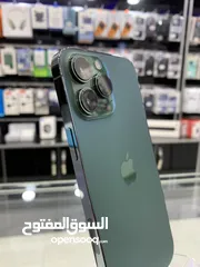  2 iPhone 13 Pro Max (128 GB) ايفون 13 برو ماكس مستعمل بحالة ممتازة لون زيتي مميز بطارية اصلي 91٪؜