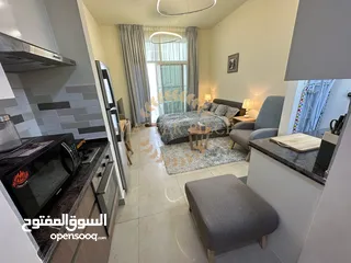  6 ستيديو الإيجار دبي الفرجان  شهري يبعد عن المترو 10دقاق Studio for rent in Dubai Al Furjan monthly