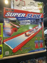  7 WOW Sports Super Giant Slip & Slide  *سوبر سلايد: زحليقة مائية عملاقة للحديقة الخلفية مع نظام رش*