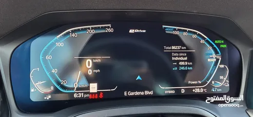  26 Bmw 330e 2021 Plug in hybrid M kit فل كامل فحص كامل