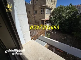 22 شقة أرضية مشطبة للبيع مساحة 170 م + ساحة 26 م رام الله قرب المقاطعة ووسط البلد