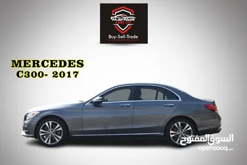  5 0% DP - ENGINE+GEAR+CHASSIS GURANTEE - MERCEDES C300 2.0 4MATIC LUXURY AWD 2017  - US SPECS