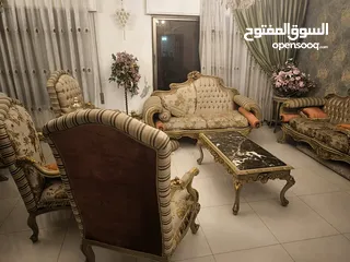  4 غرفة جلوس مصري فاخره بحاله ممتازه