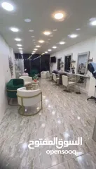  3 صالون سيدات مجهز كامل بجميع مرافقه والمعدات والديكور ممتاز ضمانه شهري