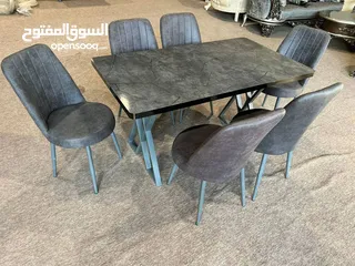  2 ميز طعام 6كراسي بسعر 230الف