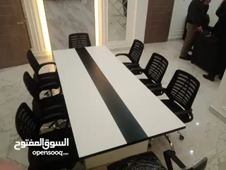  7 ‏ طاولة اجتماعات مقاس مترين شامل التوصيل