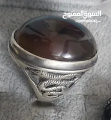  10 خواتم فضه ايرانيه 925  احجار كريمه