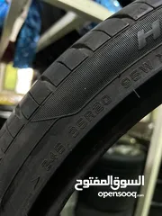 2 /:- اطار مستعمل بحالة جيدة  /:- القياس : 245/35/20 /:- العدد : 1