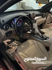  10 مرسيدس glc 300 موديل 2017  وارد الوكالة و ممشى قليل ،فحص كامل