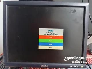  1 شاشتين ديل اصلي مستعمل للبيع