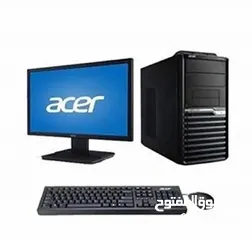  2 #كمبيوتر _مكتبي ماركة  _  acer