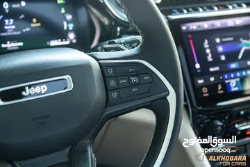 28 Jeep Grand Cherokee 2022 Limited Plug in hybrid 4xe  السيارة بحالة ممتازة جدا و قطعت
